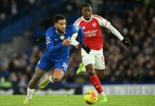 Chelsea Tahan Imbang Arsenal di Derby London Meski Caicedo Kartu Merah