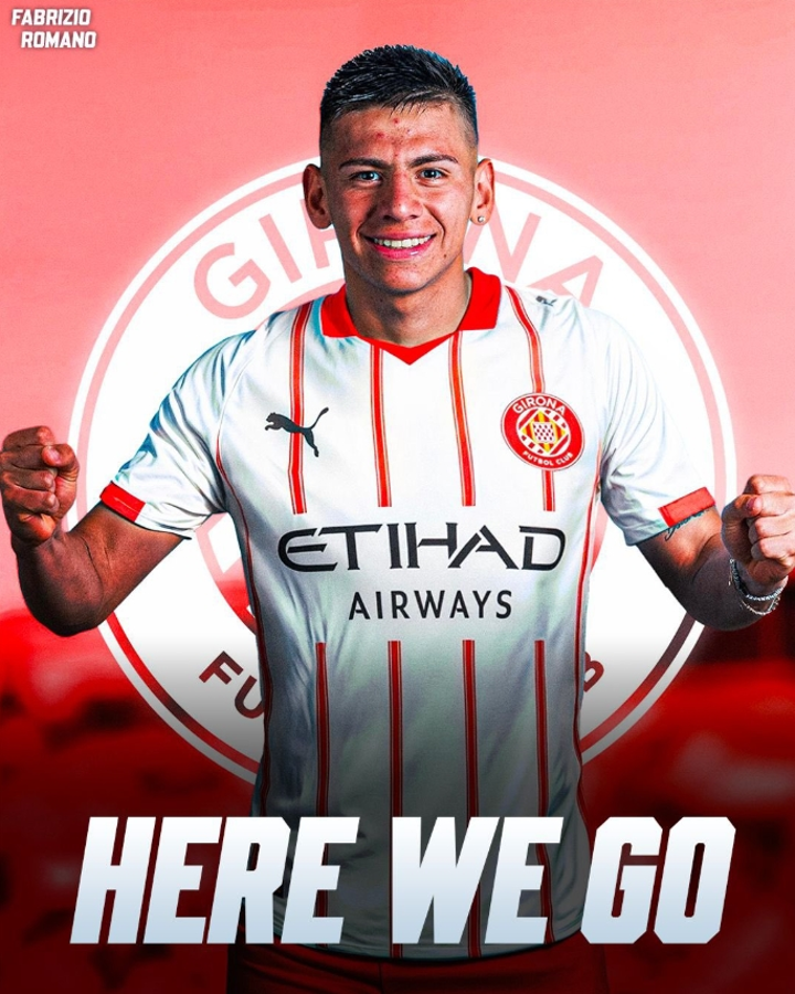 Romano: Echeverri Resmi Gabung Girona dengan Status Pinjaman dari Man City