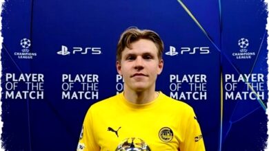 Haug Cetak 4 Gol di 5 Laga UCL, Kalahkan Dortmund, Man City, dan Inter