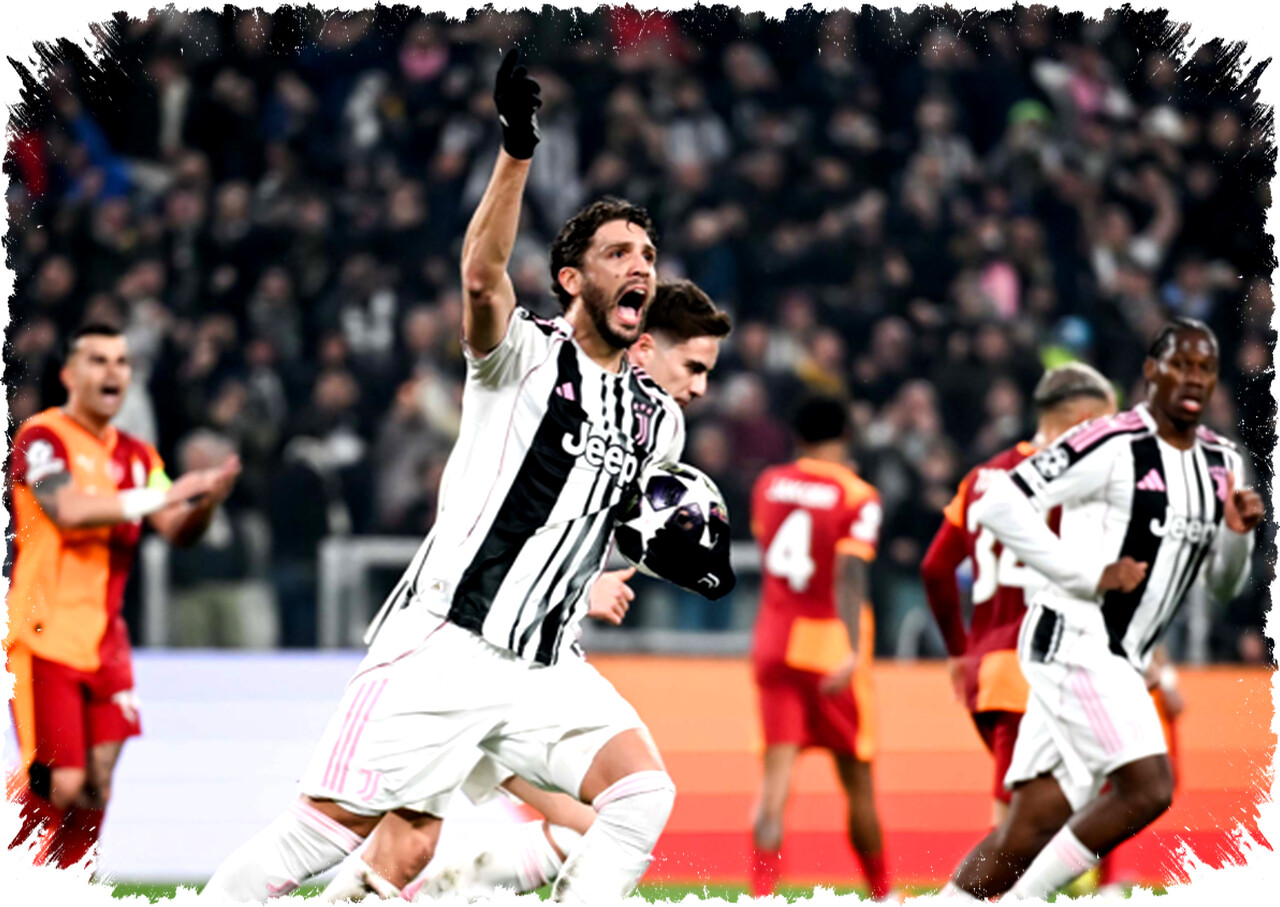 Juventus Tampil Tangguh, Menang 3-0 atas Galatasaray Meski Bermain 10 Orang