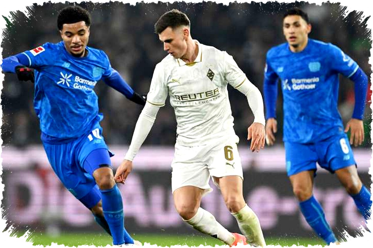 Leverkusen Tertahan Imbang Melawan Monchengladbach dalam Perebutan Zona Liga Champions