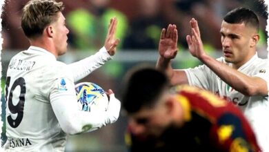 Napoli Menang Tipis atas Genoa, Højlund Cetak Gol Kemenangan, Jesus Kartu Merah