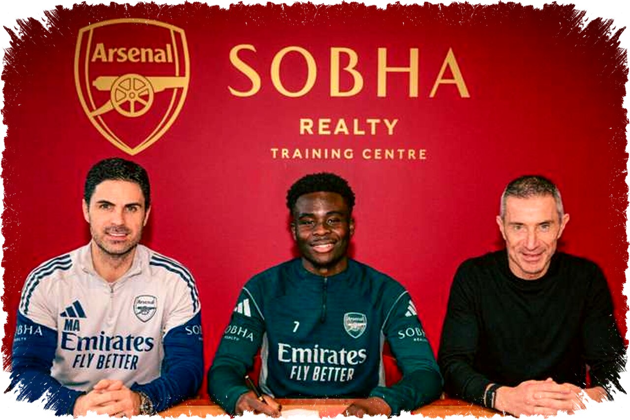 Saka Perpanjang Kontrak Jangka Panjang, Siap Bawa Tim Kembali Berjuang Maksimal!