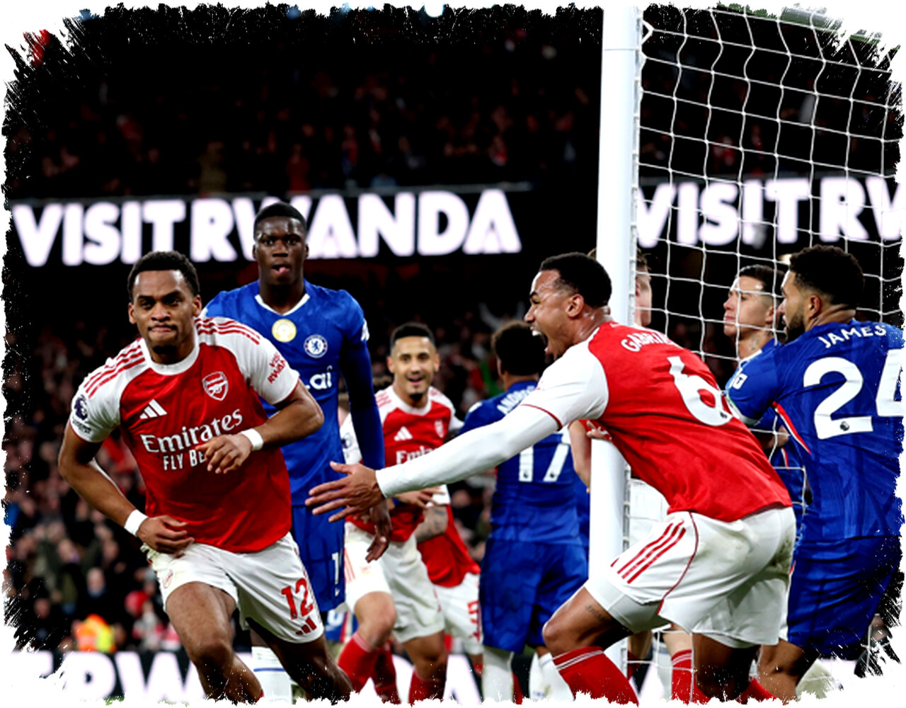 Arsenal Menang Tipis 2-1 atas Chelsea, Timber Bawa Kemenangan dan Neto Digelandang Keluar