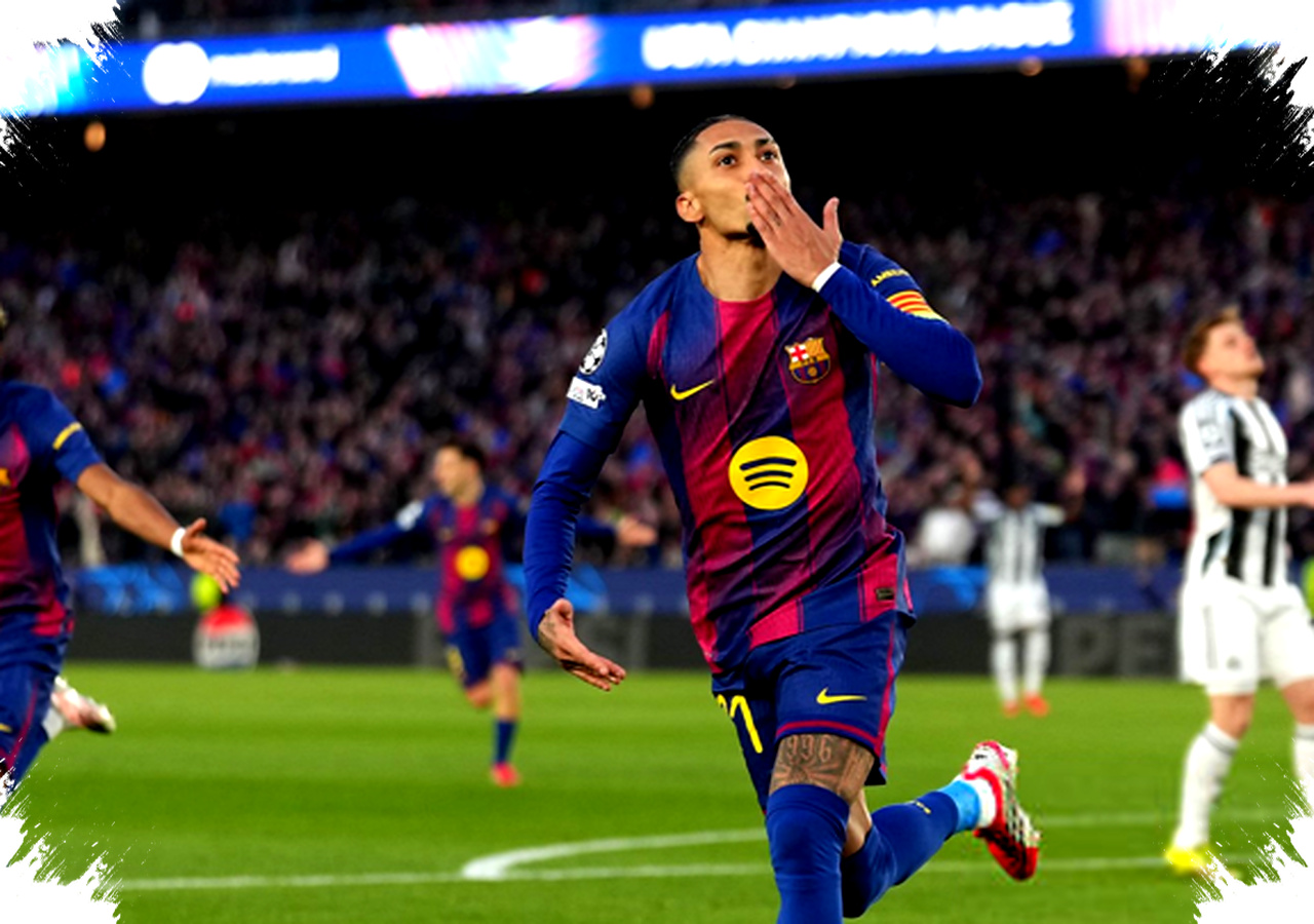 Barcelona Menang Telak Atas Newcastle, Raphinha & Yamal Bintangi Kemenangan Gemilang