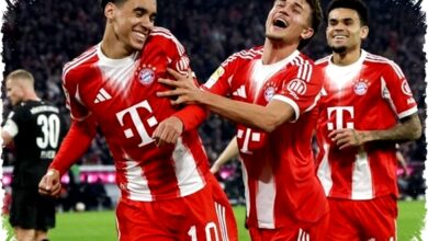 Bayern Hajar Gladbach 4-1, Menang Dramatis Meski Lawan Kalah Jumlah Pemain