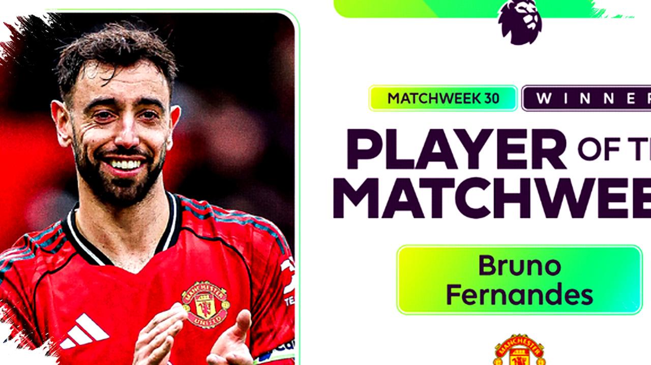 Bruno Fernandes Raih Penghargaan Pemain Terbaik Pekan Ke-30 Liga Inggris