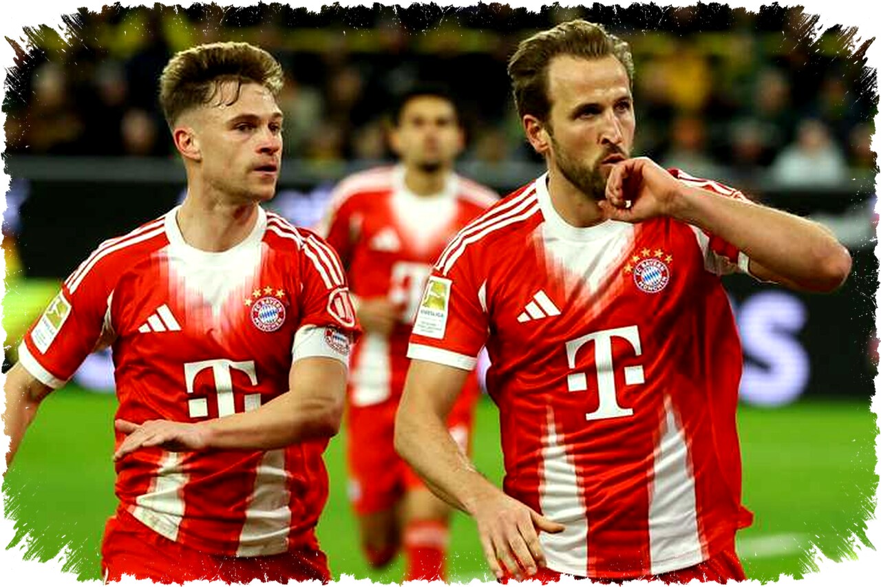 Kane Pecahkan Rekor Pribadi Bawa Bayern Munich Menang Tipis atas Dortmund di Klassiker