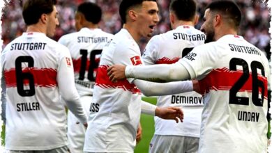 Leweling Cetak Dua Gol, Stuttgart Hajar Wolfsburg dengan Skor Telak di Bundesliga