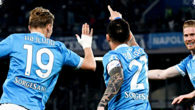 Napoli Berhasil Balikkan Keadaan Tekuk Lecce 2-1 Lewat Gol Højlund & Politano