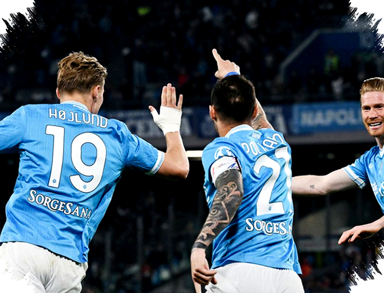 Napoli Berhasil Balikkan Keadaan Tekuk Lecce 2-1 Lewat Gol Højlund & Politano