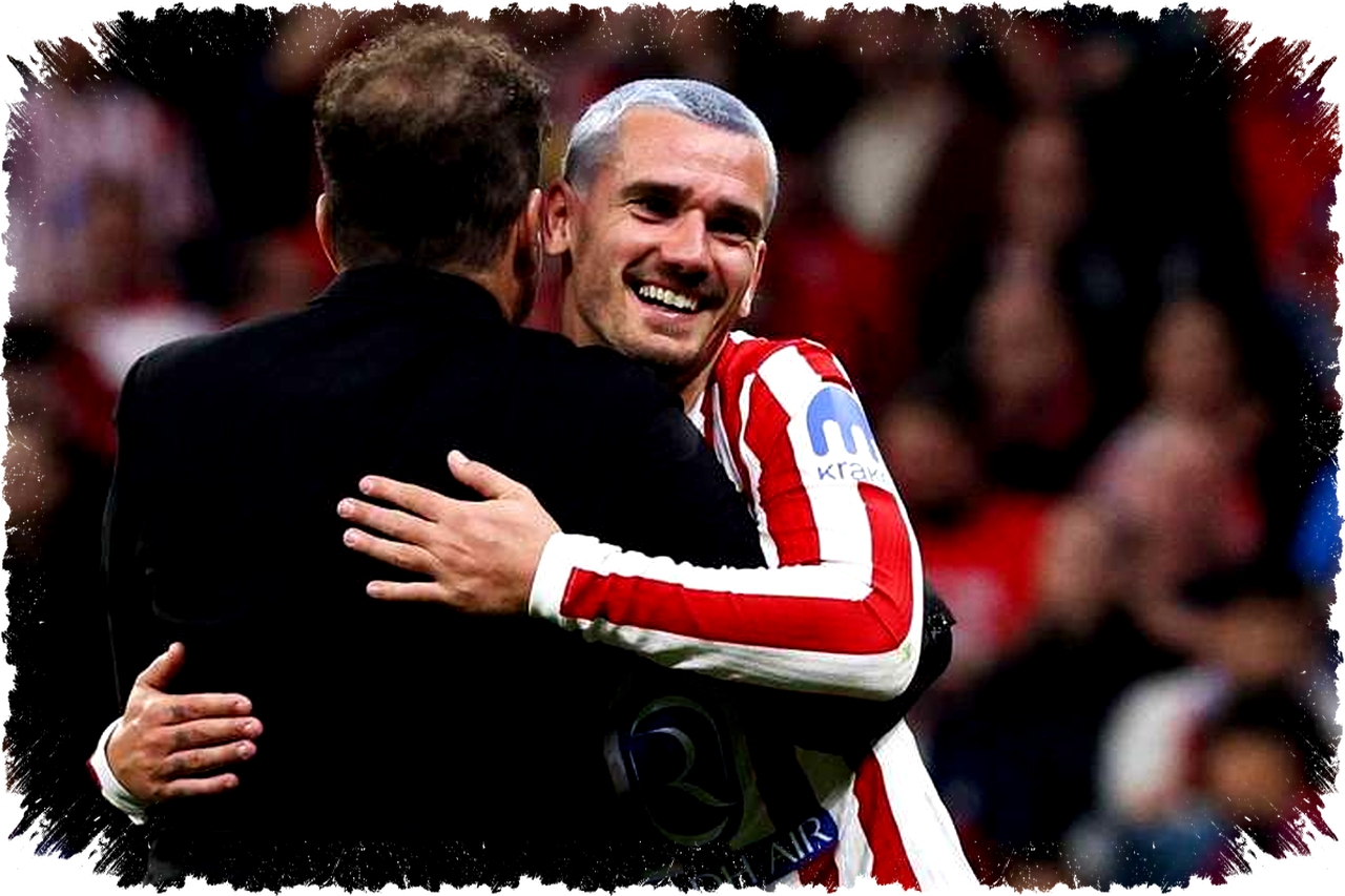 Pelatih dan Pemain Atletico Madrid Serukan Griezmann Tetap di Final Copa