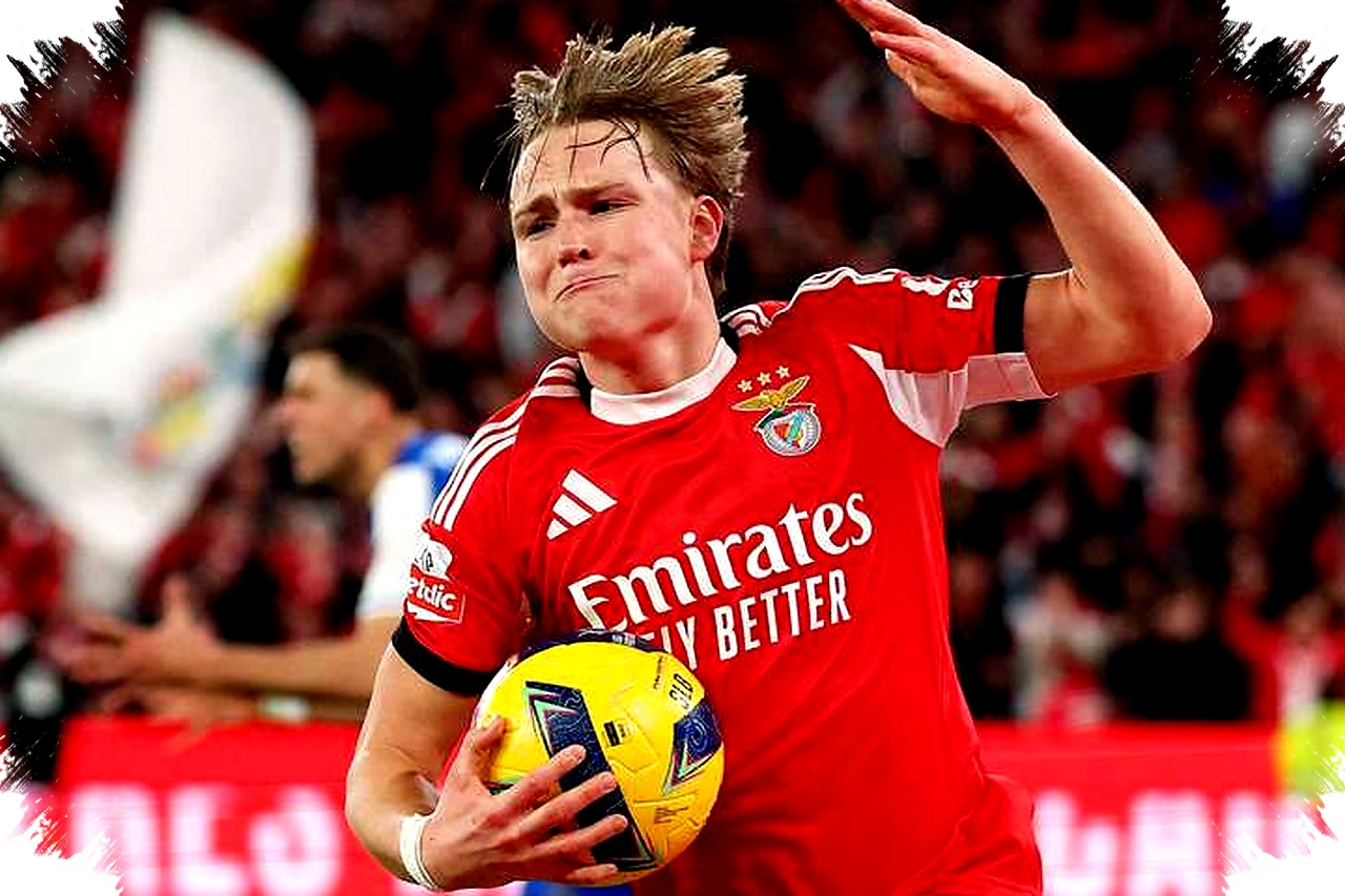 Pemain Sayap Benfica Schjelderup Sambut Minat Transfer dari Barcelona