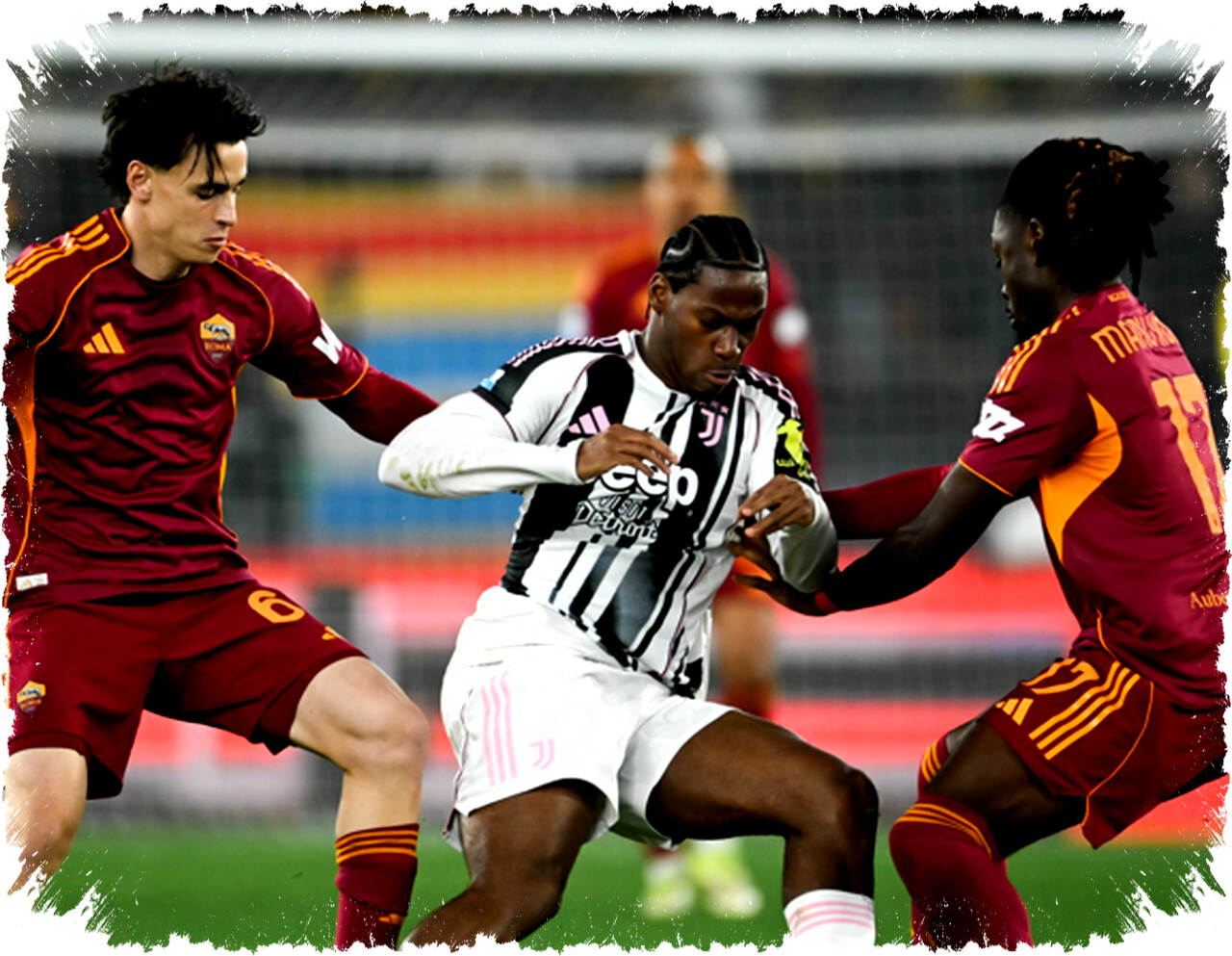 Roma Ditahan Juventus 3-3, Gatti Cetak Gol Penyelamat di Penghujung Pertandingan