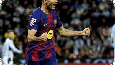 Striker Barcelona Lewandowski Senang Kane Dekati Rekor Gol Bundesliga-nya