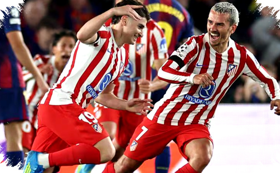 Barcelona Tumbang 0-2 Dari Atletico, Gol Alvarez-Sorloth Dan Kartu Merah Cubarsi Mengubah Laga