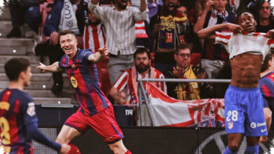 Lewandowski Menyambar di Menit Akhir, Barcelona Balikkan Keadaan Lawan Atletico