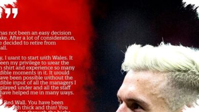 Ramsay Umumkan Pensiun Dari Sepak Bola, Salam Perpisahan Untuk Wales dan Klub-klubnya