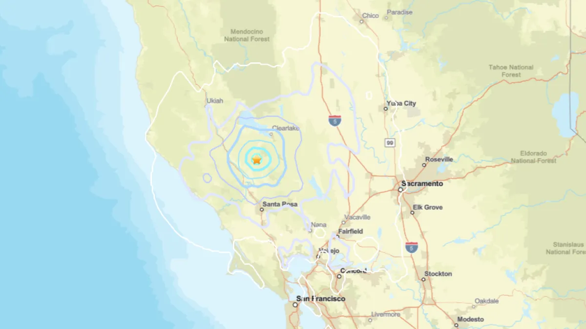 4.1 Magnitude Earthquake Strikes Northern Sonoma County, Reports NBC Bay Area