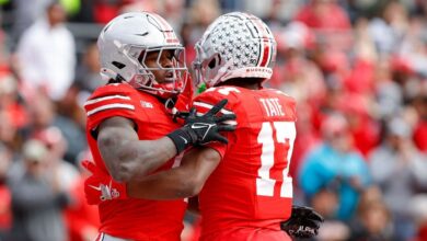 Sources: Ohio State WRs Smith, Tate Expected to Play in Key Michigan Matchup