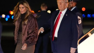 Trump Celebrates Thanksgiving with Supporters at Mar-a-Lago Resort in Florida