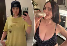 Billie Eilish Ditches Baggy Style for Plunging Polka-Dot Tank Top in New Look