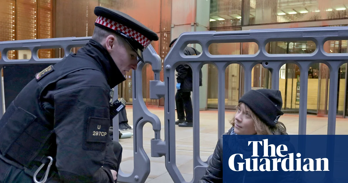 Greta Thunberg Arrested in London for Displaying ‘Palestine Action Prisoners’ Placard