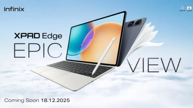 Infinix XPad Edge Launching December 18 with 13.2-Inch Display and Snapdragon 685 Chipset