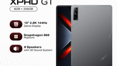 Infinix XPad GT: 13-Inch Minimalist Tablet Offering Expansive Display for Gaming