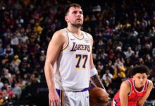 Lakers’ Luka Doncic Sidelined with Calf Contusion, Will Miss Tuesday’s Game vs. Suns