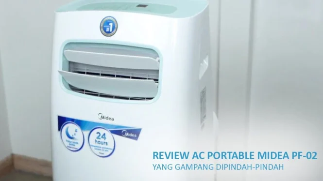 Midea PF-02 Portable AC Features Gold Fin Technology for Easy Mobility and Cooling Efficiency