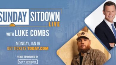 NBC’s Willie Geist Takes Sunday Sitdown LIVE to Nashville Featuring Country Star Luke Combs