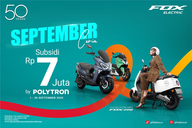 Polytron Electric Motorbikes Eligible for IDR 7 Million Government Subsidy: Key Facts Explained