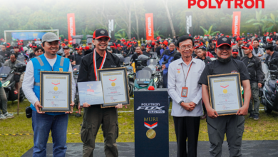 Polytron and PLN Electric Motorcycle Community Breaks MURI Record in Indonesia