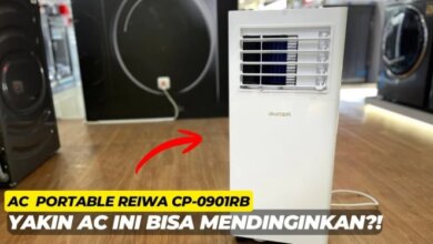 Portable Raiwa CP-0901RB 1PK AC Cools Dorm Rooms Easily Without Wall Installation