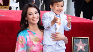 Rare Glimpse: Lucy Liu Shares Candid Photos with Son Rockwell Lloyd
