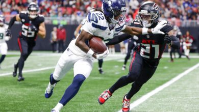 Rashid Shaheed Scores 100-Yard Kickoff Return TD for Seahawks in Second Half