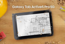 Samsung Galaxy Tab Active 5 Pro Rugged Tablet with 1.5m Drop and IP68 Durability Features