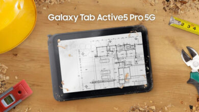 Samsung Galaxy Tab Active 5 Pro Rugged Tablet with 1.5m Drop and IP68 Durability Features