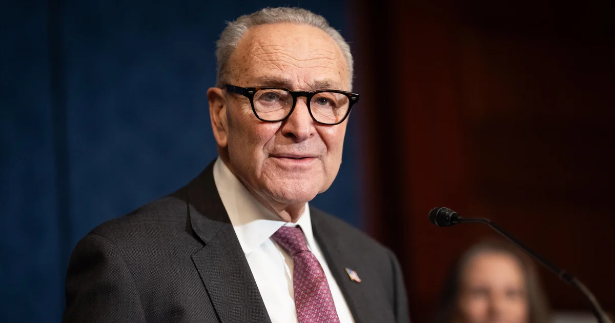 Schumer Announces Democrats to Propose Bill Extending Health Care Tax Credits for 3 Years