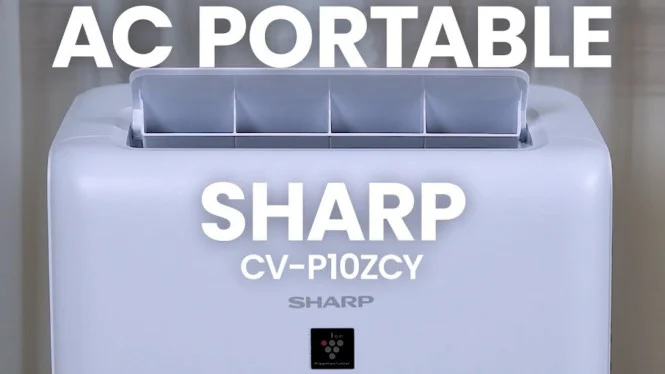 Sharp Portable AC CV-P10ZCY: Practical and Easy-to-Move Cooling Solution
