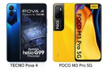 TECNO Pova 4 vs POCO M3 Pro 5G: Affordable Android Phones with Powerful Speakers Compared