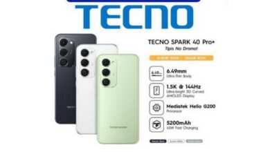 Tecno Spark 40 Pro+ Features Curved Design and 5200mAh High-Capacity Battery