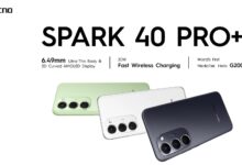 Tecno Spark 40 Pro+ Features Sleek Body Design with Durable IP64 Certification Protection