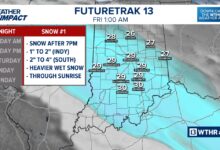 Two Rounds of Snow Forecasted, Followed by Near-Record Cold: Weather Impact Alert