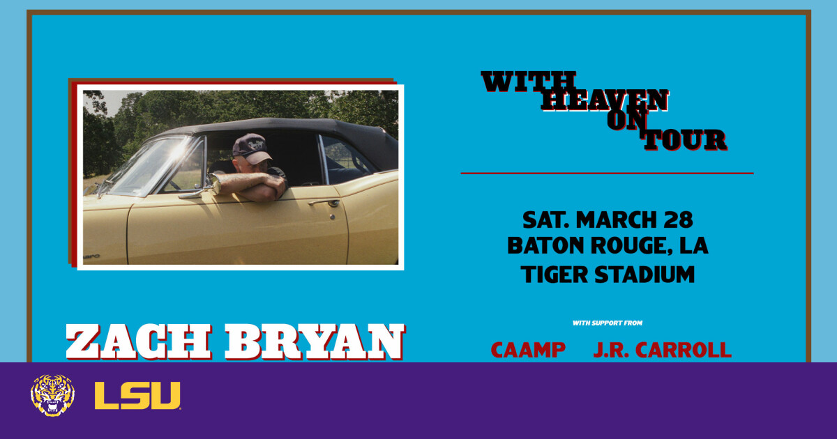 Zach Bryan to Launch ‘Death Valley Live’ Stadium Concert Series at LSU Venue