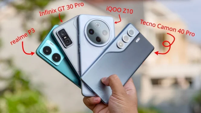 Best 3 Million Smartphones 2026: Realme P3 vs iQOO Z10 vs Infinix GT 30 Pro vs Tecno Camon 40 Pro