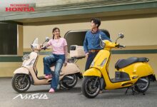 Honda Unveils New NS150LA Scooter Featuring Stylish Retro Design Like Vespa