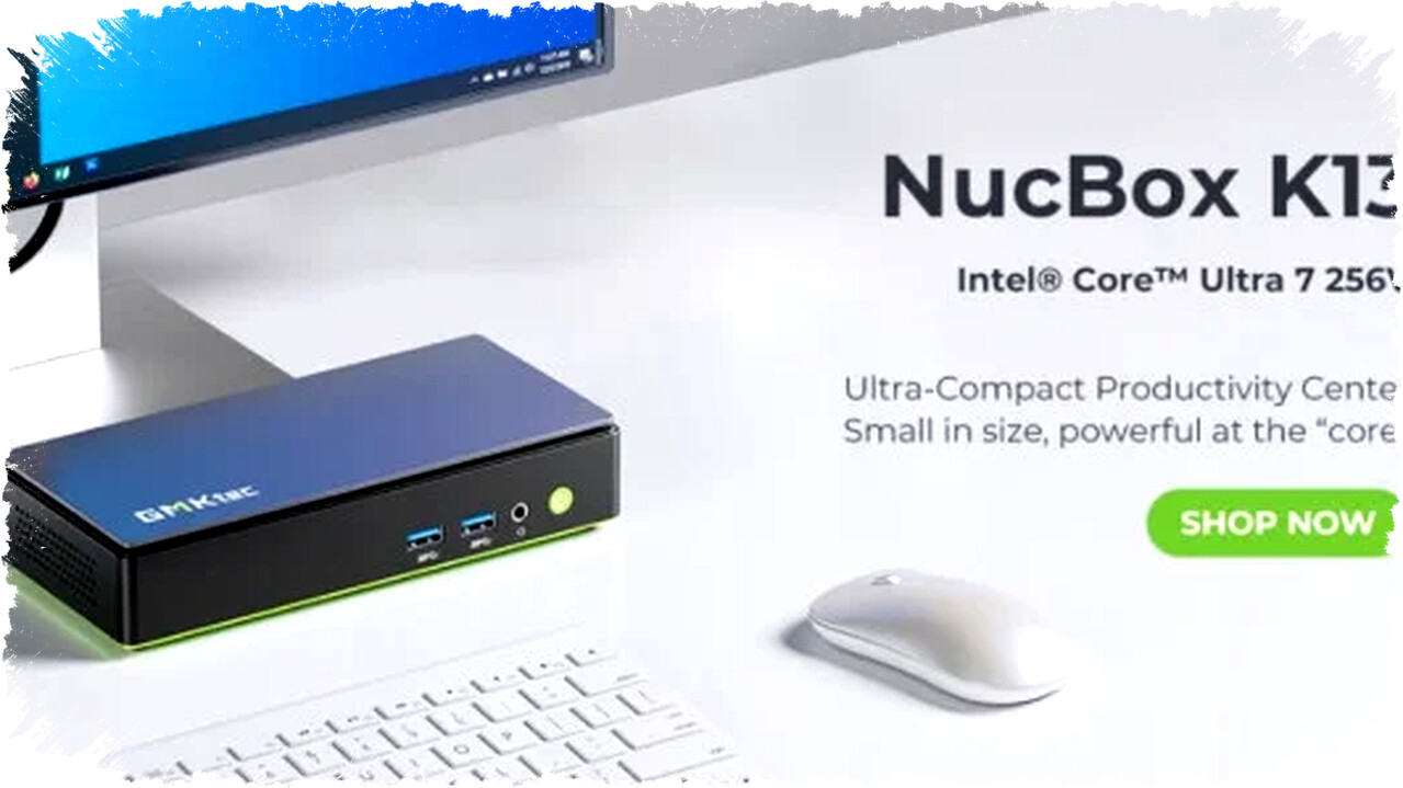 GMKtec NucBox K13: Ultra-Compact Mini PC with Intel AI Power and 3x 4K Display Support