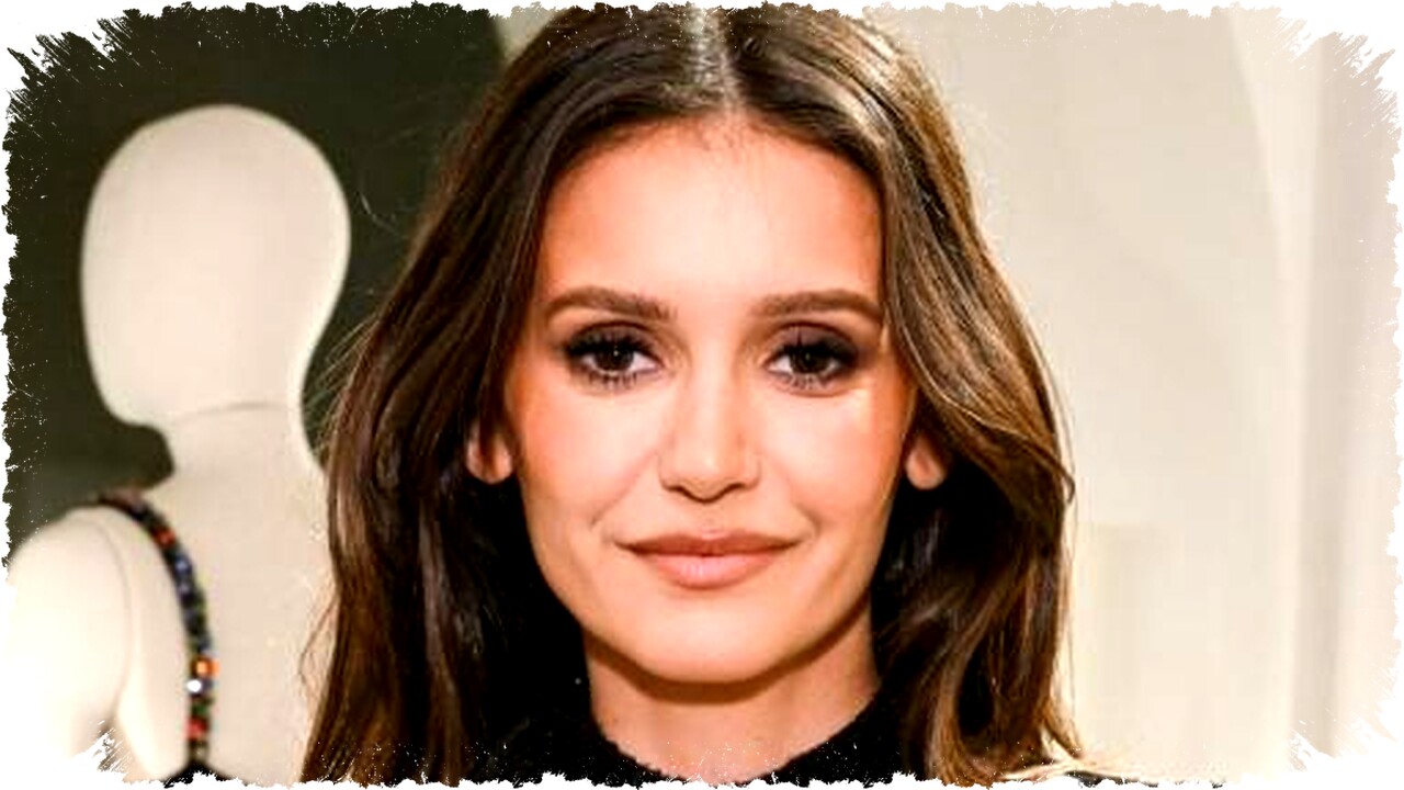 Nina Dobrev Stuns in Sleek Off-Shoulder Mini Dress and YSL Beauty Glam Look